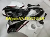 Motorcykel Fairing Kit för Honda CBR600F2 91 92 93 94 CBR600 F2 1991 1992 1994 ABS Top White Black Fairings Set + Gifts HG20