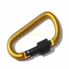 8 cm Aluminium Karabiner D-Ring Schlüsselanhänger Clip Camping Schlüsselanhänger Karabinerhaken Outdoor Reise Kit Karabiner