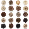 Chignons synthétiques cheveux chouchous Extensions postiche enveloppement queue de cheval cheveux queue chignon faux cheveux chignon postiche accessoires