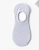Kadınlar Sıradan Loafer Yok Show Socks Pamuk Görünmez Kaymaz Düz Tekne Hattı Spor ayak bileği çorap terlikleri