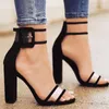 Hot Koop-Super Hoge Schoenen Dames Pumps Sexy Clear Transparent Strappy Buckle Zomer Sandalen Hoge Hakken Schoenen Party Schoenen Dames RD912509