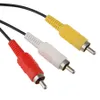 6ft/1.8m AV Audio vidéo Composite câble cordon adaptateur convertisseur connecteur composant plomb RCA pour XBOX CLASSIC