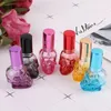 8ml Mini Vuoto portatile da viaggio Bottiglie riutilizzabili Forma di teschio Bottiglie di profumo di vetro colorato Bottiglie di profumo campione 7 colori Spedizione gratuita