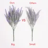 Romantic Provence Lavender Flower Silk Artificial Flowers plants Fake Artificiales Flores Wedding Home Garden Table Decoration