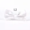 Ny stil män slips bröllop kille slips solid färg vit / svart / röd mörk / röd / silver / grå / lila / rosa bröllopsfest b1