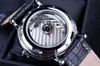 Forsining Tourbillon Obscure Designer Imperméable Cuir Véritable Hommes Montre Top Marque Marque Mécanique Mécanique Automatique horloge