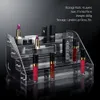 Organizer per espositore per smalti per unghie Rack per rimozione Acrilico trasparente 2-6 strati Scatola per rossetto Smalto per unghie Smalto cosmetico Display Strumento per il trucco