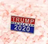 Hot Sales Trump 2020 Broches Designer para Eleitoral Presidencial Metal Broches Pins Luxo Jóias Mulheres Homens Brooches Party Favor Presentes