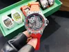 Wristwatches Men Watches Automatic Movement Waterproof Leather Strap Male Clock 47mm Excalibur 461