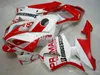 Kit carenatura vendita calda stampaggio ad iniezione per Honda CBR600RR 03 04 set carenature rosso bianco CBR600RR 2003 2004 JK11