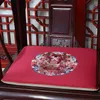 Nouveaux coussins de chaise en soie chinois chanceux joyeux pour canapé chaise coussin de siège décoration de la maison fauteuil à dossier rond coussin siège