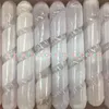 5 sztuk Polished White Selenite Wands Reiki Healing Massage Stick Bar Cleanse Stuite Crystals Magic Magic Uwolnij Błyszczące Przejrzystość Wirk