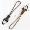 12PCS QingGear Handmade парашют шнур Paracode Плетеный Тактический нож передачи Талреп с зажимом выживание Keychain ремешков