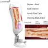 Silicone 16 Year Vagina Model Vagina Real Pussy Male Masturbator Sucking MasturbationBall Cook Penis Vibrator for Man Y1912284067557