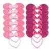 12 Stück funkelnde rosa Glitzer-Pailletten-Mäuseohren-Stirnband für Geburtstagsfeier, Halloween, Gilrs, Haarschmuck (12 rosa Pailletten)1