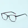 Partihandel-acetat Kvinnor Glasögon Ramar Kvinnor Rund Vintage Retro Flat Top Fashion Deglasses Ram # CBPA029