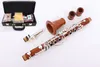 Yinfente Professional Clarinet Rosewood Clarinet Silver Plated Eb Key 17 key Clarinet Case