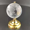透明世界地球のクリスタルボールマップクリアグローブFENGSUIIの装飾品ホーム装飾マップデスクの装飾