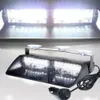 Freeshipping 16 LED's 18 Knipperende modi 12 V Auto Truck Emergency Flasher Dash Strobe Waarschuwing Licht Dag Running Flash LED Politie Lichten