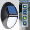 10 LED IP65 Waterproof Solar Lamps 600LM PIR Motion Sensor Courtyard Wall Lamp Villa Garden Outdoor Street Light