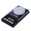 20g / 0.001g 50g / 0.001g LCD Digital skala 0.001g Elektroniska vågar Smycken Medicinsk ört Bärbar Mini Labet Weight Milligram Scale 10pcs