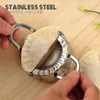 DIY DUMPLINGS Tool Aço inoxidável Pressione Máquina de bolinho de bolinho de bolinho de bolinho de bolinho de bolinho de bolinho de bolinho de bolinho de bolinho de bolsa