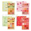 Couleur Style Makesup Makeup Ombe ombre pressée Palette de poudre 9 Couleur Matte Shimmer Fruit Fidadow Shadows 4 Styles