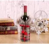 New Year 2020 Christmas Wine Bottle Dust Cover Santa Claus Gift Bags Xmas Noel Christmas Decorations for Home Dinner Table Decor