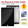 YINWO Tablet PC Schermi Per iPad Air 2 LCD A1567 A1566 Display Touch Screen Sostituzione Digitizer Assembly221k