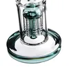 Hookahs Bongs Triple komora z drzewem ramion Percs Rury wodne szklane bąbelek Dab Rig 14 mm staw