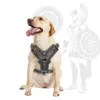 تسخير الكلب الجلدي الأصلي للكلاب الكبيرة سترة تدريب على الحيوانات الأليفة مع مقبض التحكم السريع قابل للتعديل ل Labrador Pitbull K95957736