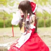 Costume de Cosplay d'Halloween du projet Touhou Hakurei Reimu