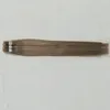 16 " - 22" Европейская натуральная прямая лента на человеческом remy skine утк