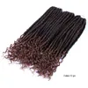 Dilys Hair Ombre Faux Locs Crochet Tresses Doux Naturel Extensions de Cheveux Synthétiques 24 Brins 100Pack Différentes Couleurs 20 pouces4561839