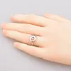 Beautiful Women RING CZ diamond Summer Jewelry for real 925 Sterling Silver Engagement Wedding Gift Rings set with Original box3902509