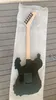 Повышение! Ручная резьба J Frog George Lynch Skull and Bones Black Electric Guitar Copy Floyd Rose Tremolo, Dot Inlay, Black Hardware