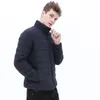 Men's Down Parkas Man Stand-Up Stand-Up Collar Puffer Jacket