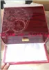 Super alta qualidade relógio nautilus vermelho mais vendido caixa original papéis cartão caixas de madeira bolsa para aquanaut 5711 5712 5990 5980 relógio