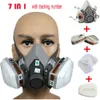 All'ingrosso-6200 Respiratore Maschera antigas Maschere per il corpo Filtro antipolvere Vernice Spray antipolvere Maschera antigas Mezza maschera, Costruzione / Miniere