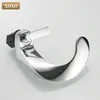 Xoxo Basin Faucet Cold and Waterfall Contemporary Chrome mässing Badrum Basin Sänkblandare Däck monterat Waterfall Tap 210456343388