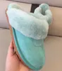 Winter Mannen Vrouwen Kinderen Katoenen Slippers Laarzen Hoge Kwaliteit Heren Dames Kids Echt Koe-Split Lederen Indoor Casual Slipper