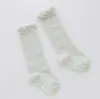 Summer kids socks baby girls lace hollow knitted long socks INS children lace falbala non-slip stocking baby cotton leg F5466