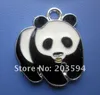 Whole 100pcslots DIY Emalia Emalia Mieszane Panda Charms Animal Wiselant Bead9979409