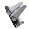 30x152cm 3D Carbon Fiber Vinyl Wrap Film Car Vehicle Sticker Sheet Roll - Light Grey