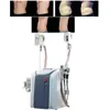 Gratis frakt 2 Cryo Handtag Fat frysningsmaskin för olika behandlingsområde Quick Fryzing Machine 40kHz Cavitation Slimming Machine