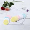 Wielokrotnego użytku Eye Makijaż Remover Pads Zmywalny Bambus Bawełniany Cloth Puff Wipes Twarz / Eye / Lip Czyste Pielęgnacja skóry twarzy