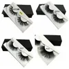 3d mink ögonfransar 100% riktiga minkfransar 25mm lång dramatisk tjock falska lash handgjorda crisscross eyelash extensions skönhetsmakeup 18 stilar