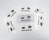 200pcs Eyelashes stickers Business Cards Custom Clear Wedding Labels Mink Lashes Paper Lipgloss Tubes Sticker6424653