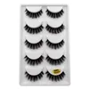 3D Mink Hair False Eyelashes Kit Contains Tweezers Handmade Reusable Natural Long Soft Eye Lashes 3D Mink Lashes Full Strip Lashes9694367