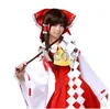 Costume de Cosplay d'Halloween du projet Touhou Hakurei Reimu